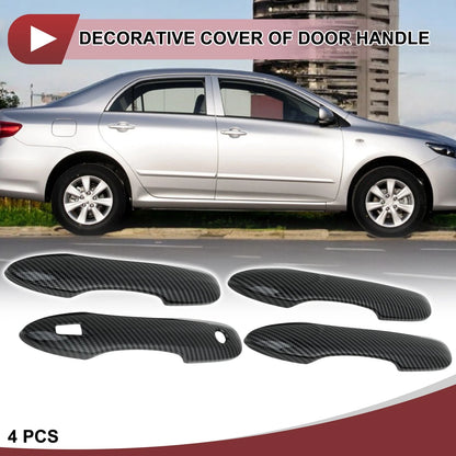 4 x Car Door Handle Cover Black ABS for Toyota Camry (2018–2024)