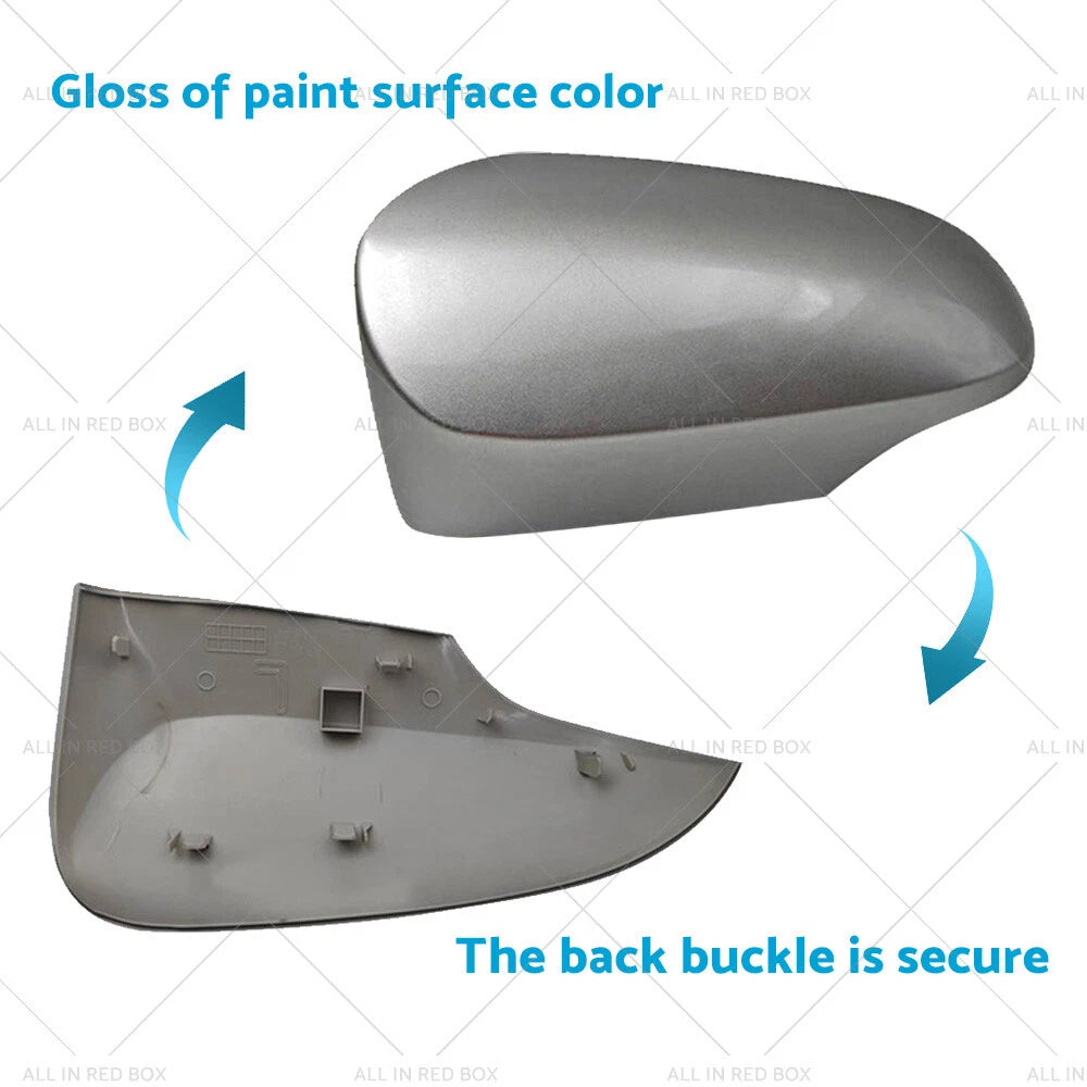 Silver Mirror Cover Cap for Toyota Corolla (2012-2018) LH Side