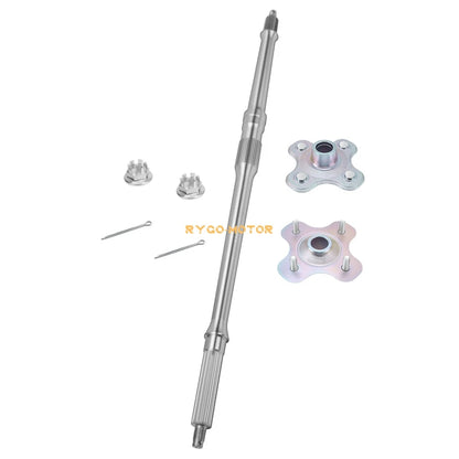 2 x Rear Axle Shaft & Wheel Hubs for Yamaha ATV
