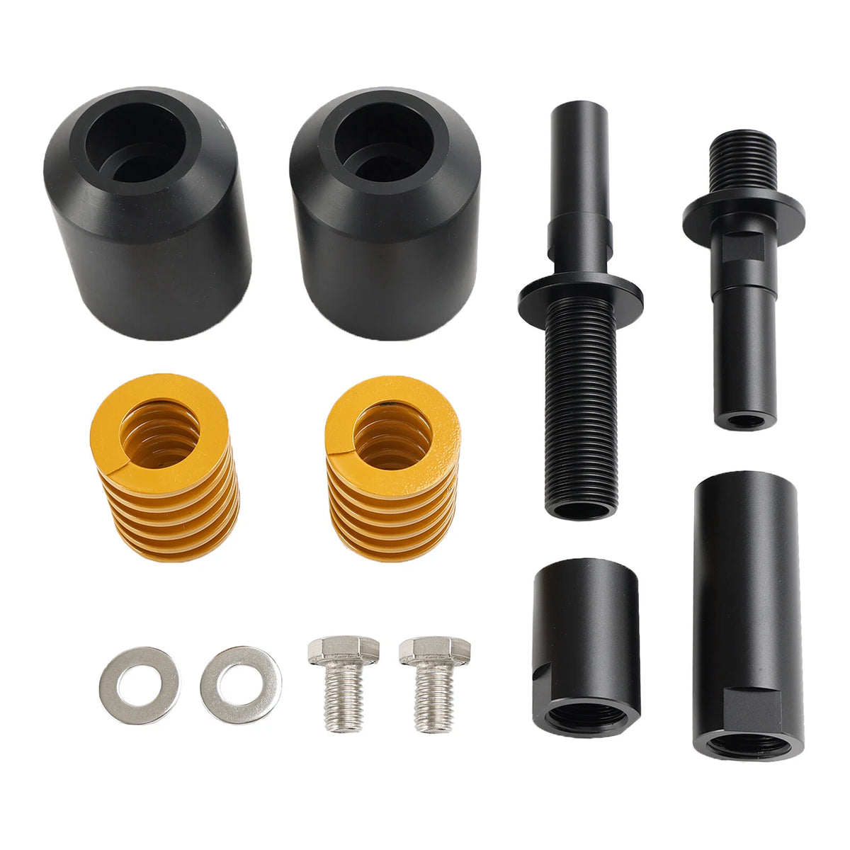 Crash Slider Protector Aluminum Frame Black for Kawasaki ZX-4R (2023-2024)