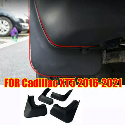 4x Splash Guards Front & Rear Mud Flaps Complete Set for Cadillac XT5 (2016–2021)