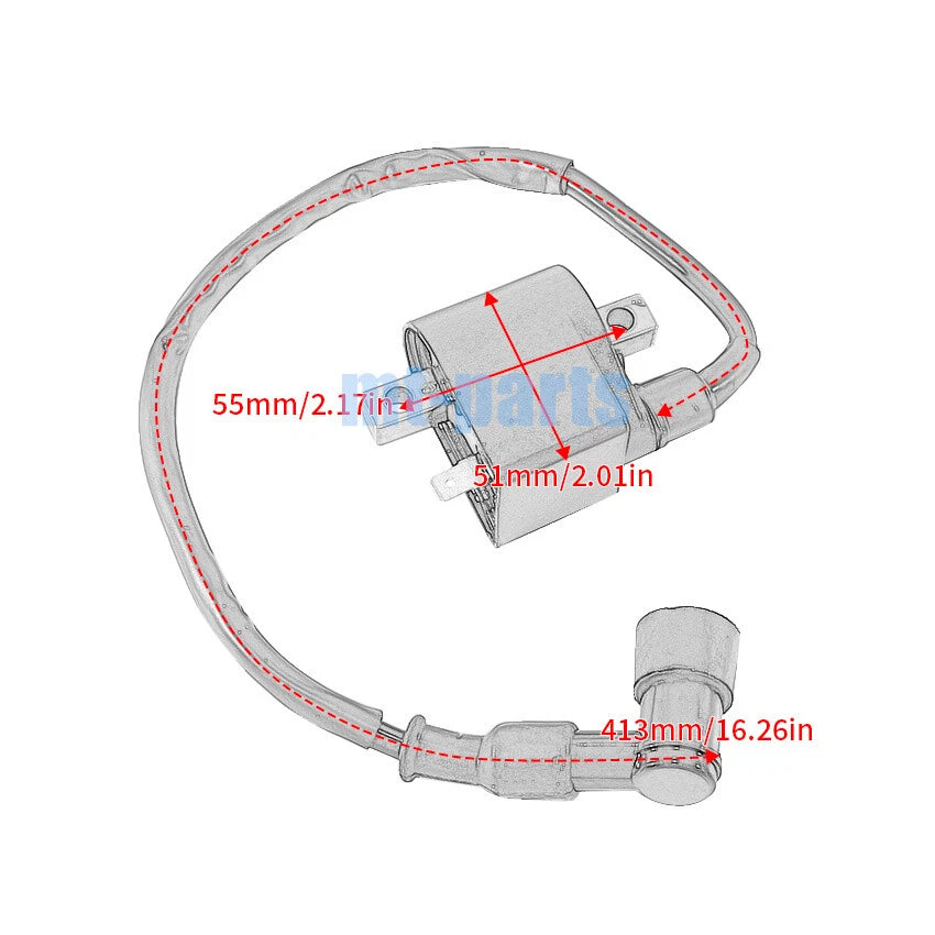 Ignition Coil for Suzuki LTA50 QuadMaster, LT50X, LT50K2-K5 (1999-2005)