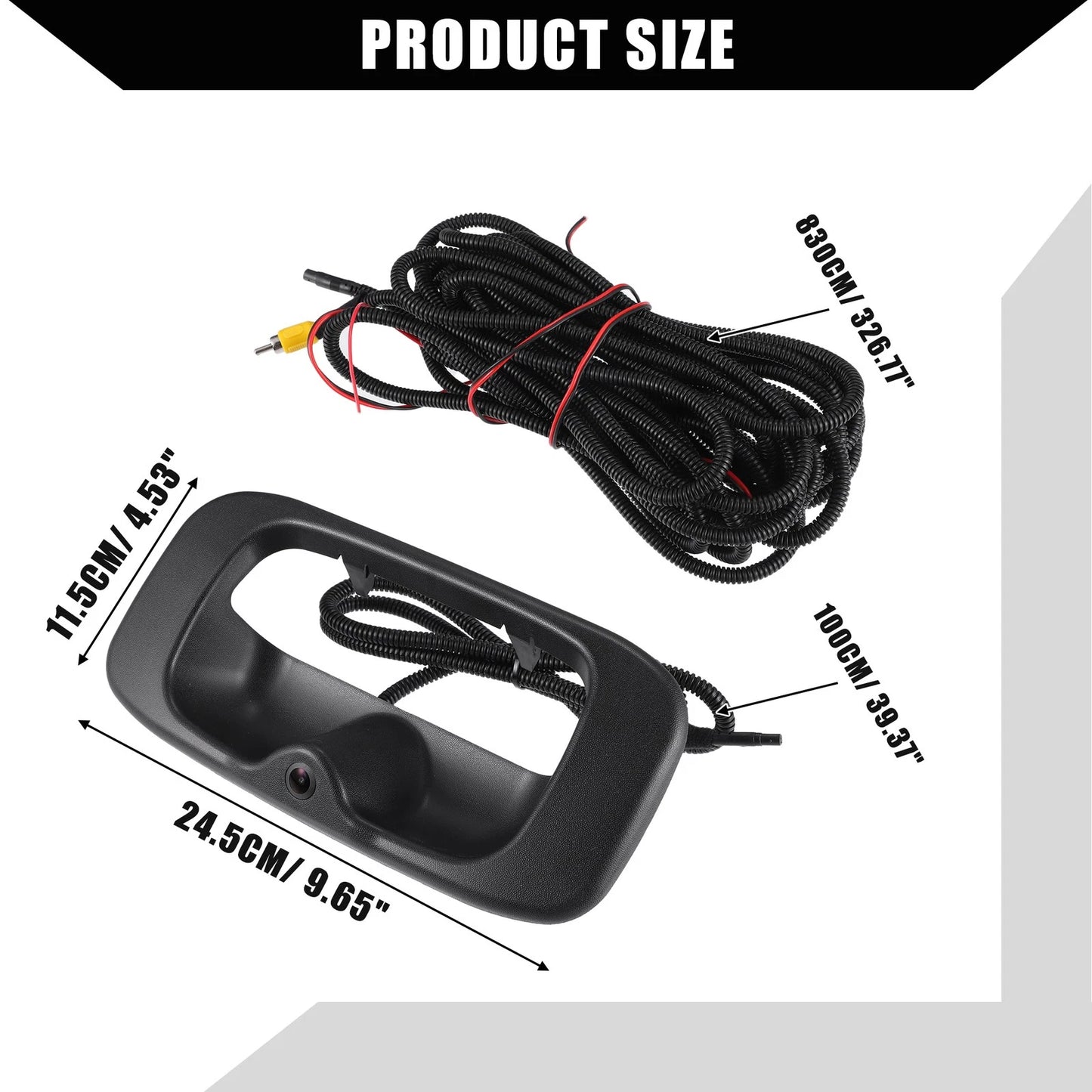 Rear View Backup Camera Tailgate Handle Set for Chevy Silverado & GMC Sierra