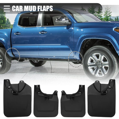 Mud Flaps Splash Guards Set for Toyota Tacoma (2023)