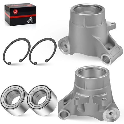 2 x Rear Wheel Bearing Carrier & Bearing for Polaris Sportsman 400 450 500 570 800