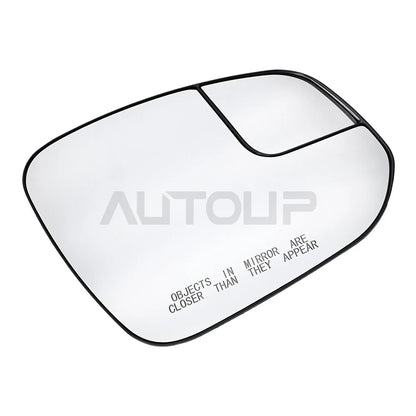 Right Passenger Side Heated Mirror Glass for Toyota RAV4 (2016–2018)