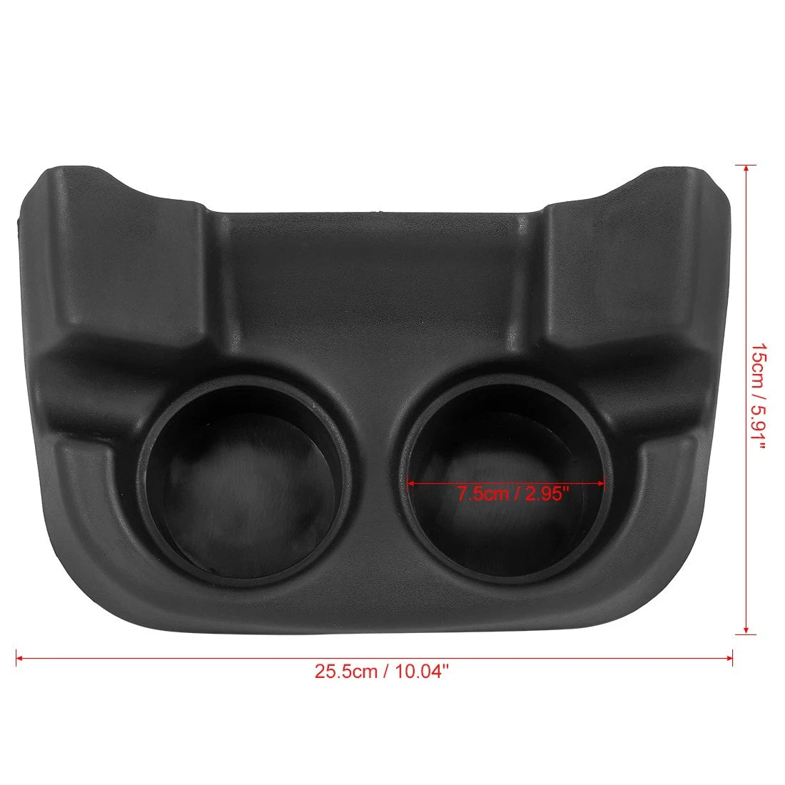 Black Center Console Cup Holder for Ford F-350 (2002-2004)