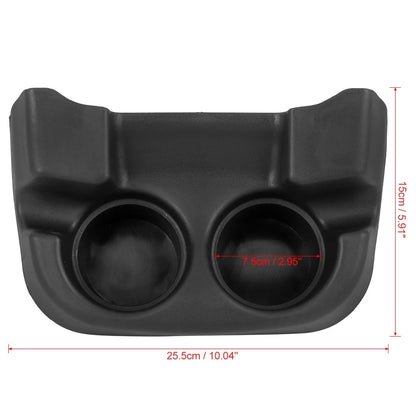 Black Center Console Cup Holder for Ford F-350 (2002-2004)