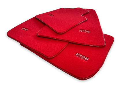 Tailored Red Floor Mats for Rolls Royce Ghost (2010-2023) - Premium Design
