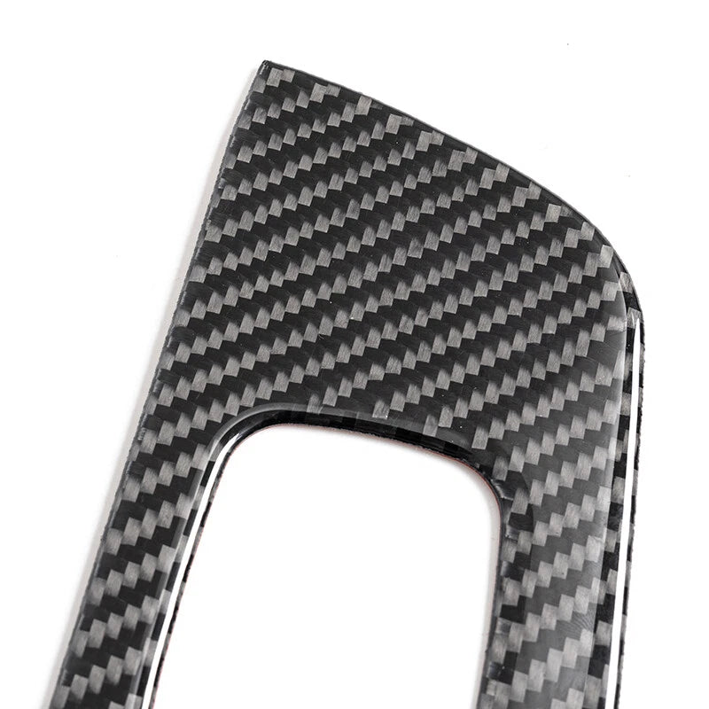 Carbon Fiber Window Lift Switch Panel Cover Trim for Dodge Charger (2015-2022)