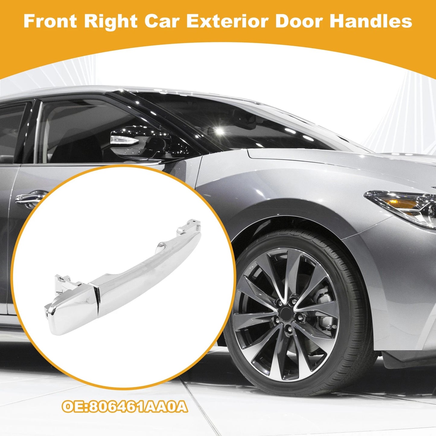 Front Right Exterior Door Handle for Nissan Murano/Maxima (2003-2022)