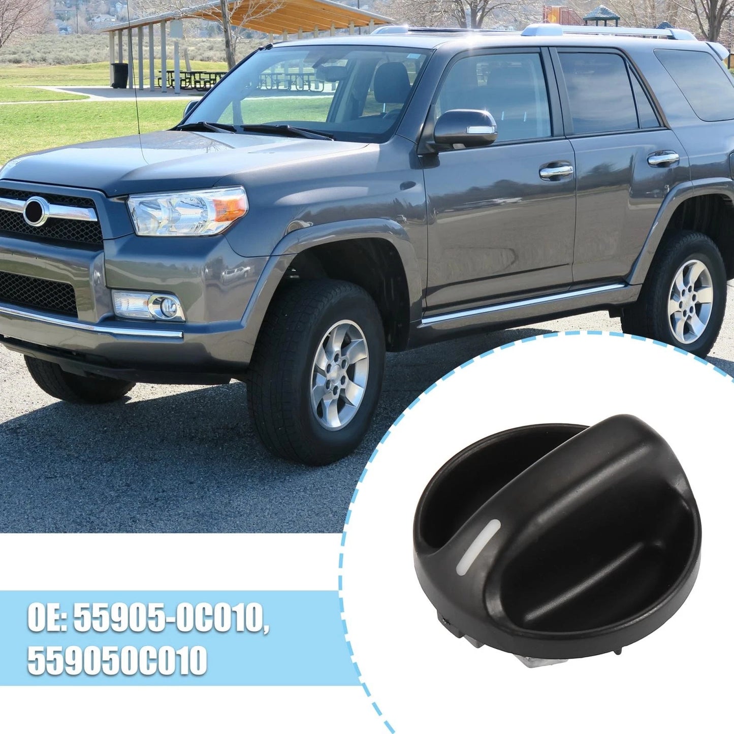AC Heater Fan Control Knob Switch for Toyota Tundra (2000–2006)