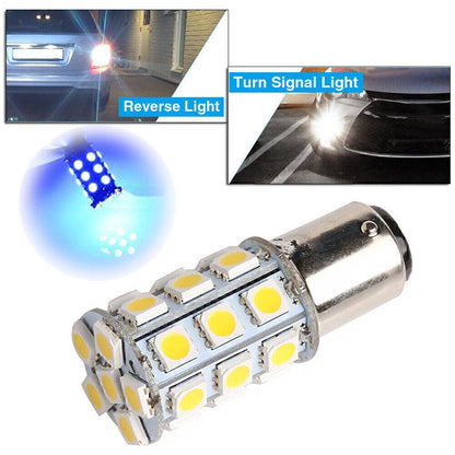 27-SMD BA15D AC/DC 12-24V Lights Bulbs for Blue Cabin Marine Boat