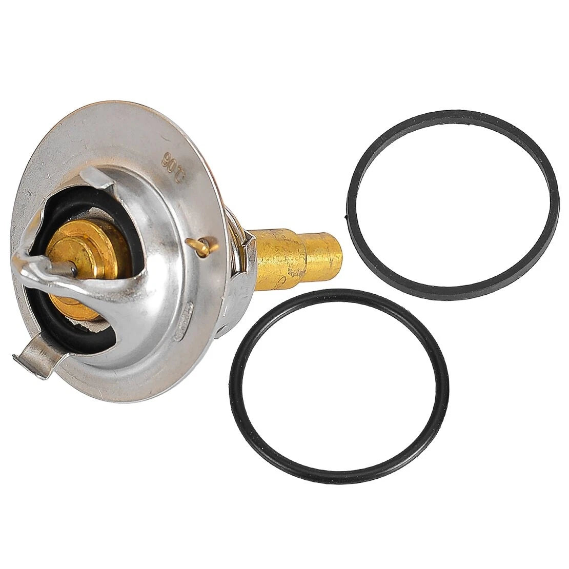 Coolant Thermostat & Seal O-Ring for Mercedes W203 S203 C230 C180 C200 (2000-2007)