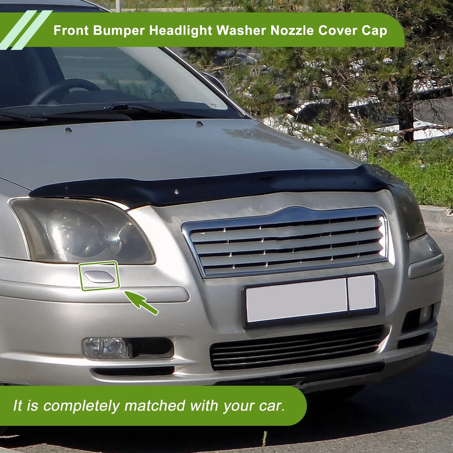 Front Right Washer Nozzle Cover Cap for TOYOTA AVENSIS (2003–2008)