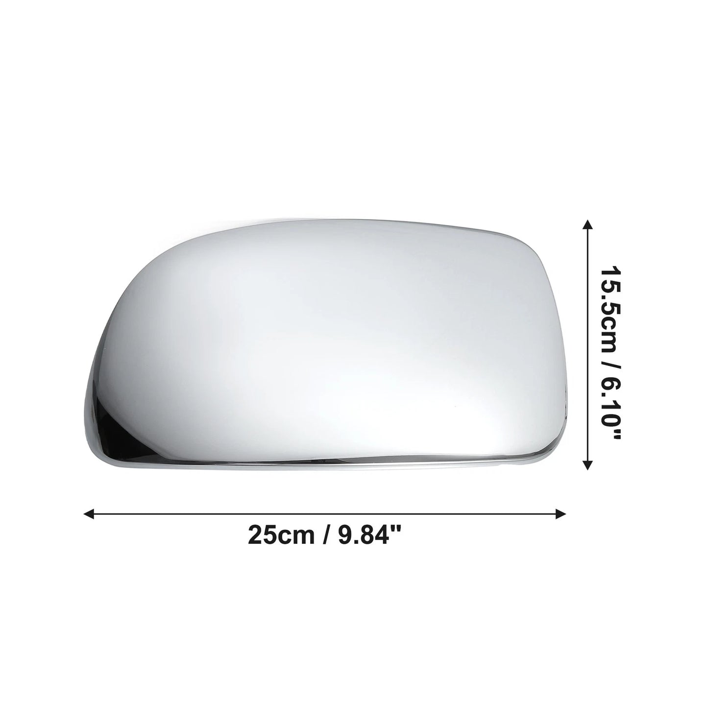 Chrome Plated Mirror Covers Cap Overlay for Chevrolet Silverado and GMC Sierra