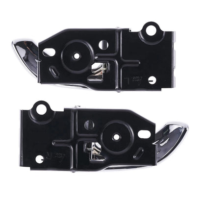 Door Handle Inner 2 x Chrome FRONT LEFT+RIGHT for Hyundai Santa Fe (2000–2005)