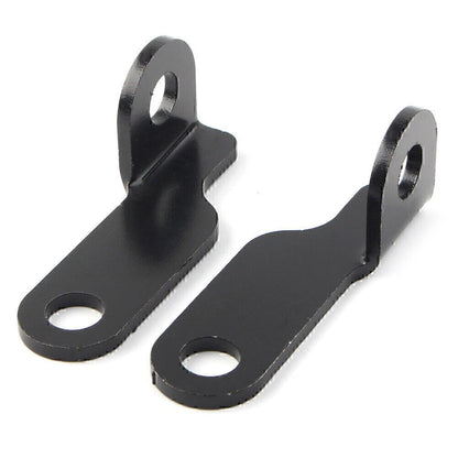 Black Fork Clamp Turn Signal Light Mounts for Harley Motorcycle