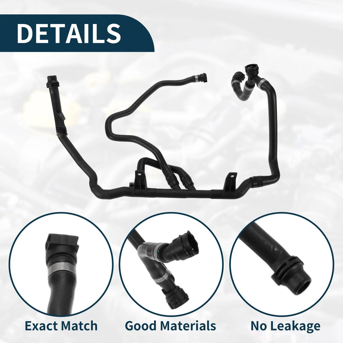 Heater Return Hose for BMW 118i 120i 318i 320i (2004-2013)