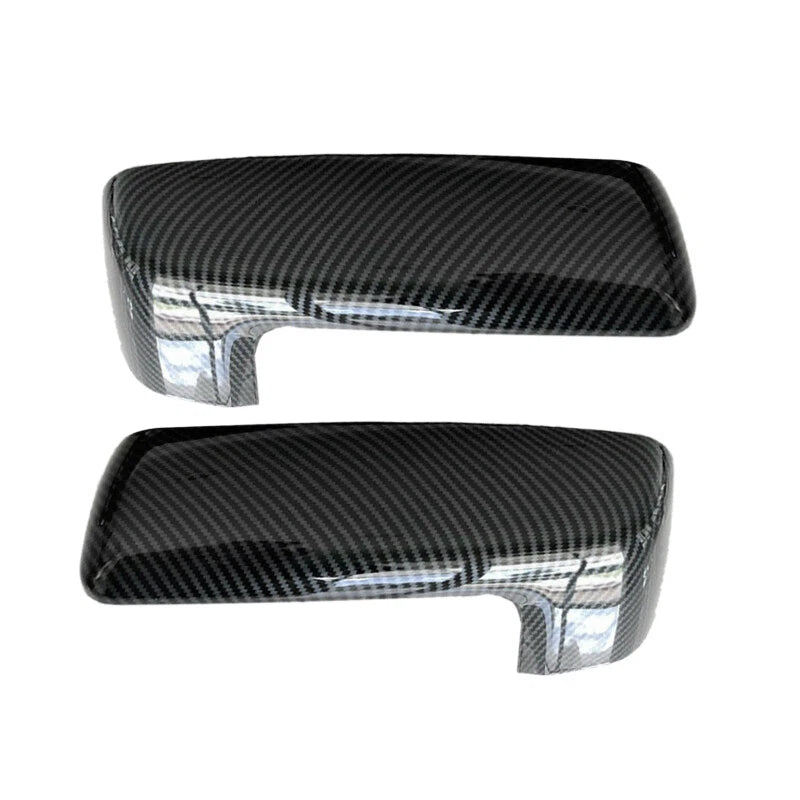 Carbon Fiber Side Mirror Cover Trim for Chevy Silverado (2019-2022)