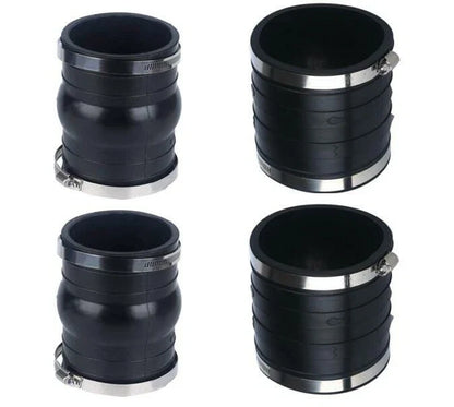 Exhaust Hose Bellows for OMC Volvo Penta 4.3/5.0/5.7L Upper/Lower Rubber Coupler