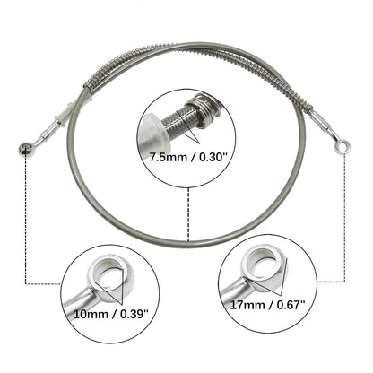 Oil Hose Line / 120cm / Stainless Steel Clutch Hydraulic for Motorcycle
