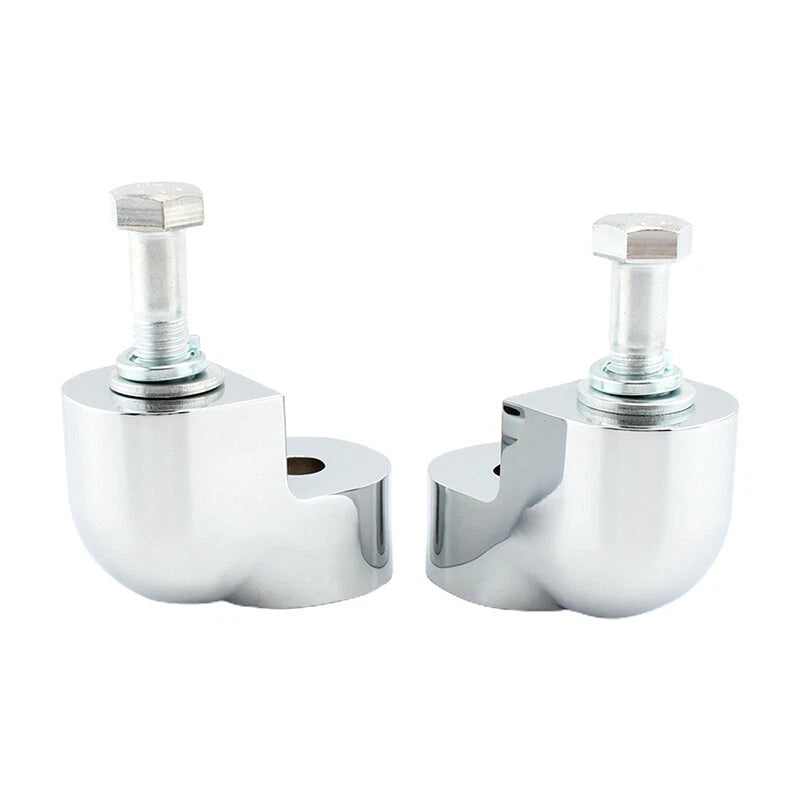 Chrome Motorcycle Handlebar Riser Mount Clamp for Honda VTX1300C (2004-2009) 2 x