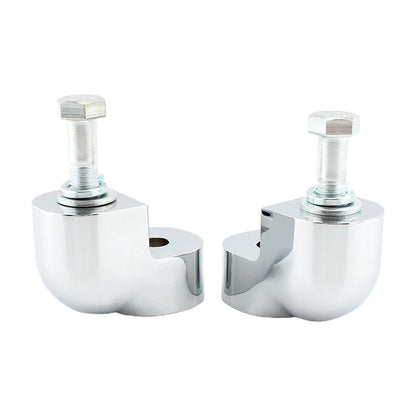 Chrome Motorcycle Handlebar Riser Mount Clamp for Honda VTX1300C (2004-2009) 2 x