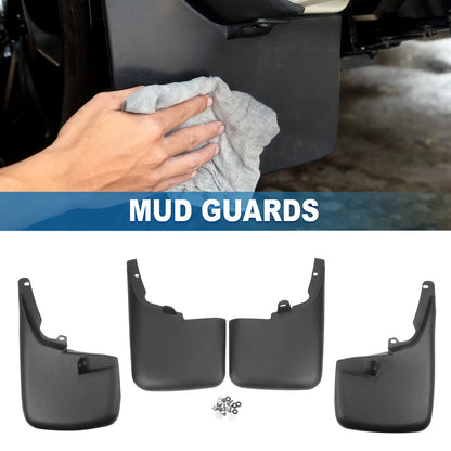 Front & Rear Mud Flaps for Ford F-250 (2011-2016)