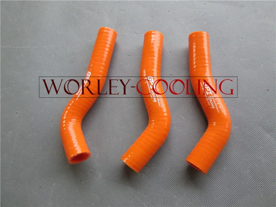 Silicone Radiator Hose for KTM 250SXF/250SX-F/250XC-F (2007-2009) ORANGE