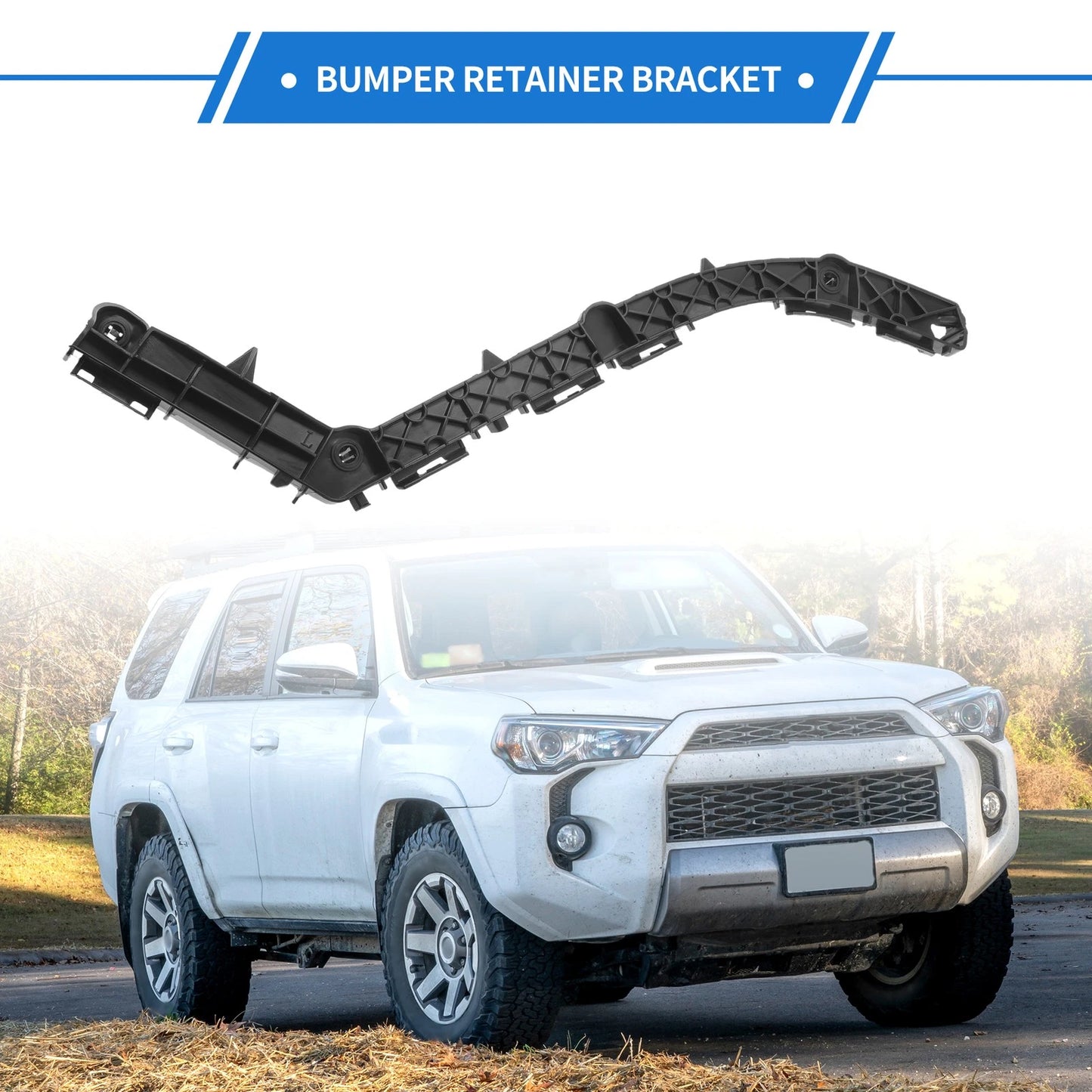 Left Rear Bumper Retainer Bracket for Toyota Land Cruiser Prado