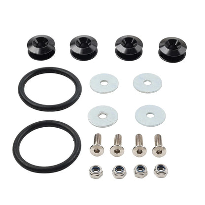 4PCS Black Quick Release Bumper Holder Clips for Trunk Hatch Lid