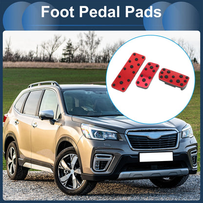 3 x Automatic Foot Accelerator Pedal Covers for Subaru Forester (2006-2018)
