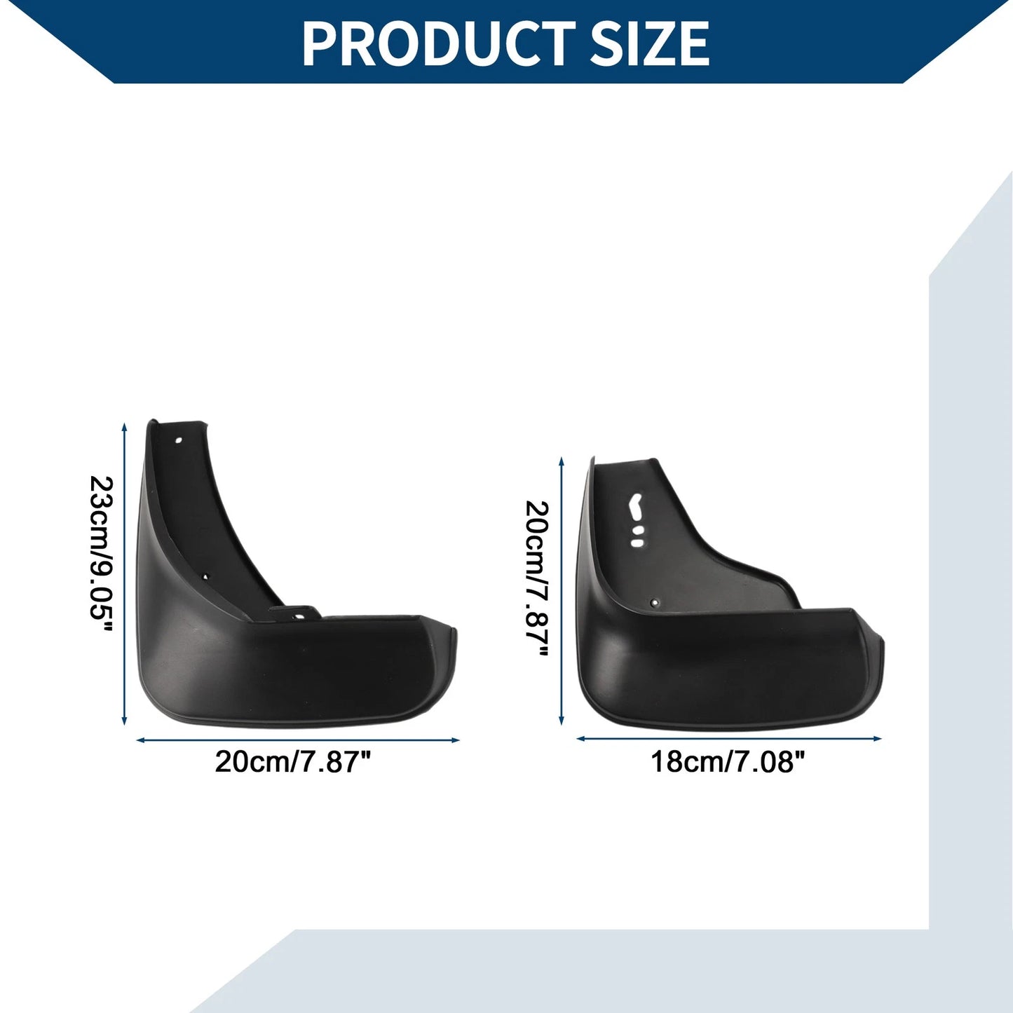 Mud Flaps Splash Guards 1 Set for Toyota REIZ (2007-2010)