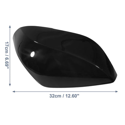 Pair Gloss Black Rear View Mirror Covers for Infiniti Q50 Q60 Q70 QX30
