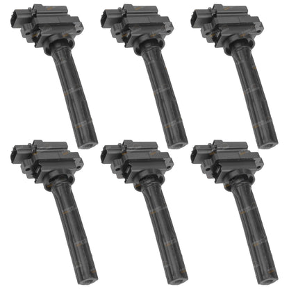 6 x Ignition Coils for Suzuki Grand Vitara V6 2.5L H25A (1998 - 2005)