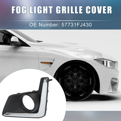 Front Left Fog Light Grille Cover for Subaru XV Crosstrek (2013-2023)
