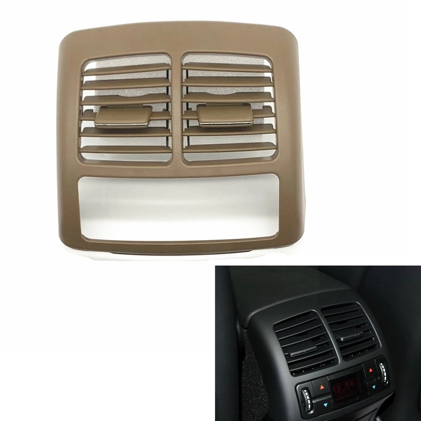 Rear A/C Vent Outlet Panel for Mercedes E-Class W211 (2003-2008) Dark Yellow