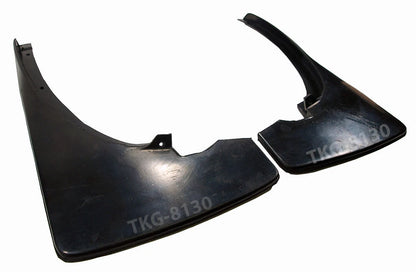 2 x Front & Rear Splash Guards for Nissan Navara D40 (2005-2014)