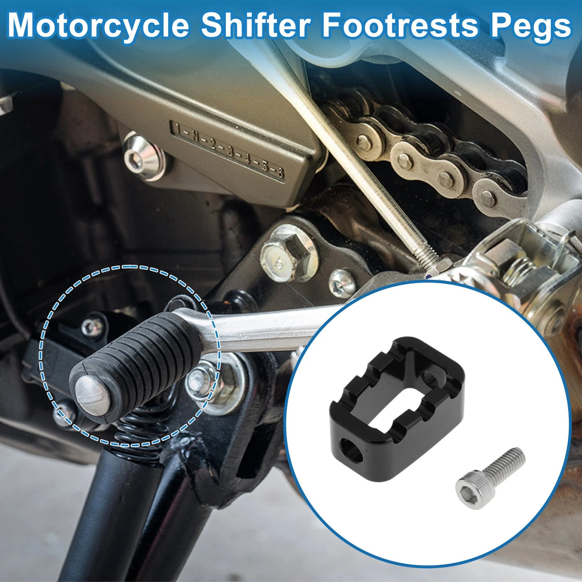 Square Shifter Footrests Pegs for Harley-Davidson RA1250 (2021–2024)