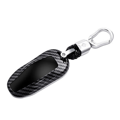 Carbon Fiber Key Fob Case Cover for Tesla Model 3, Model S (2017-2023)