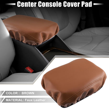 Center Console Armrest Cover Brown for Subaru Outback Legacy (2020-2023)