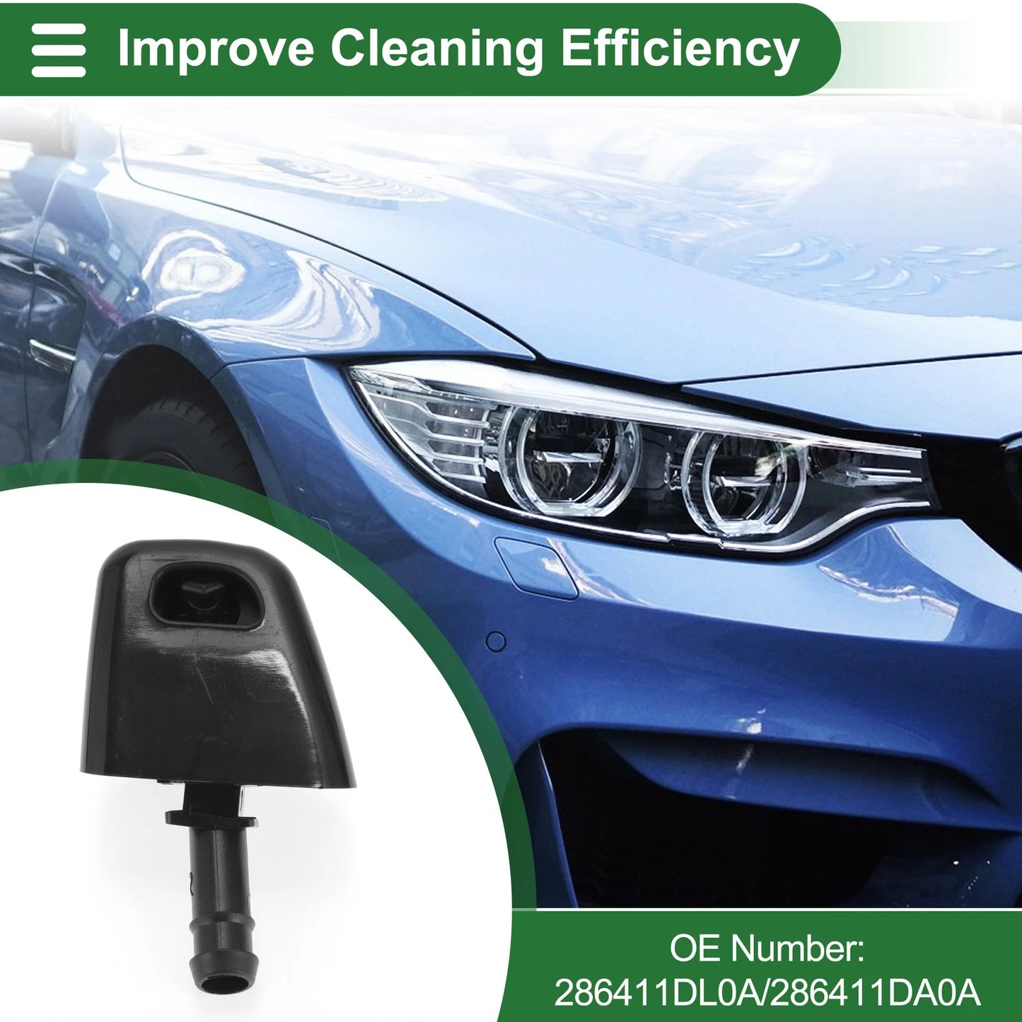 Headlight Washer Nozzle for Nissan X-Trail (2014-2023)