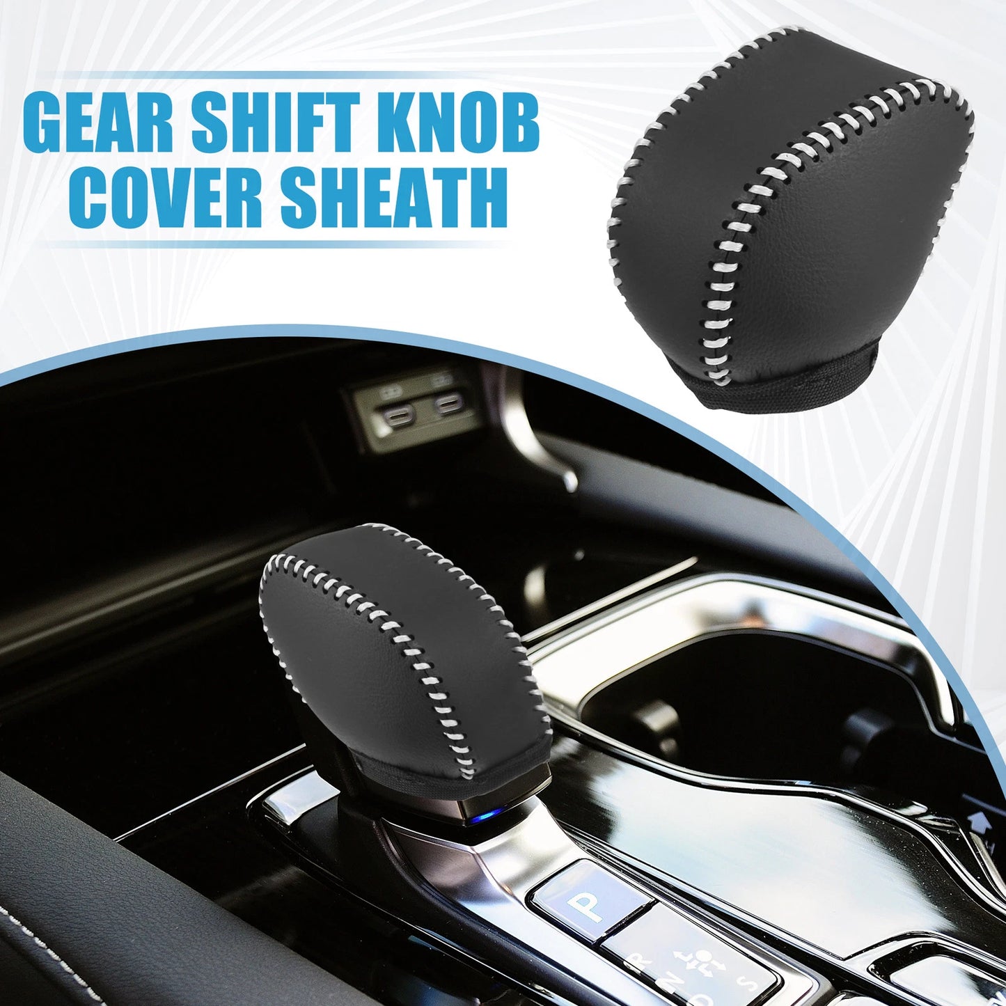 Gear Shift Knob Cover for Lexus NX250 RX350 (2022-2024) Black White