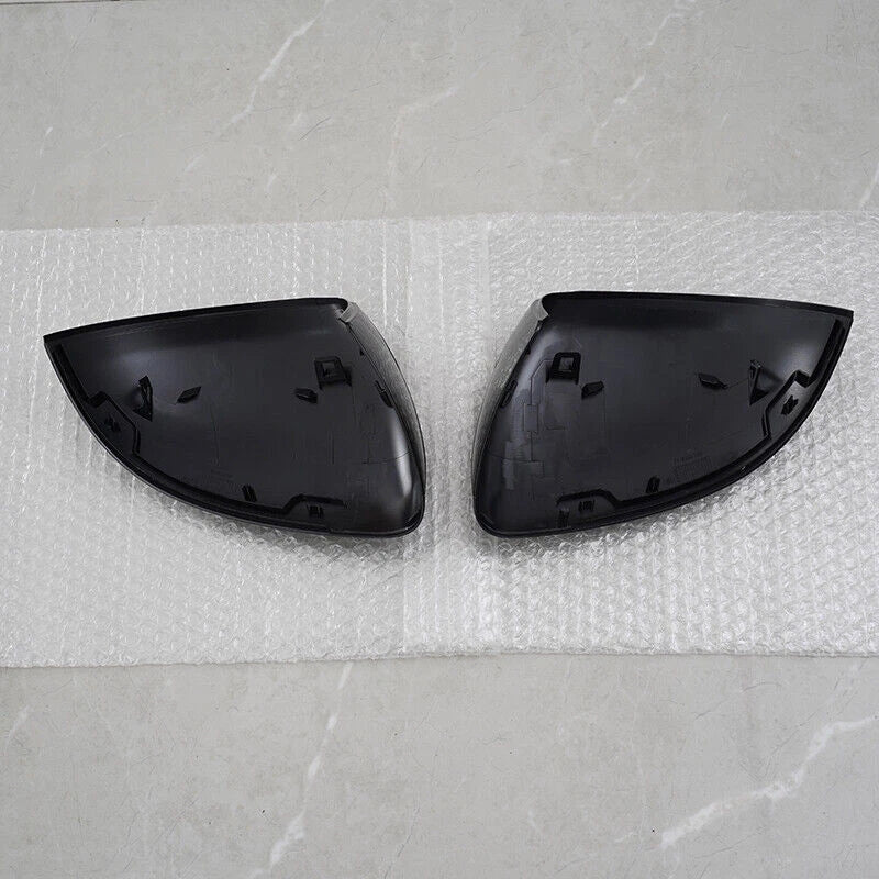 2 x Black Side Mirror Cap Overlay Covers for Benz C-Class W206 W223 (2022-2024)