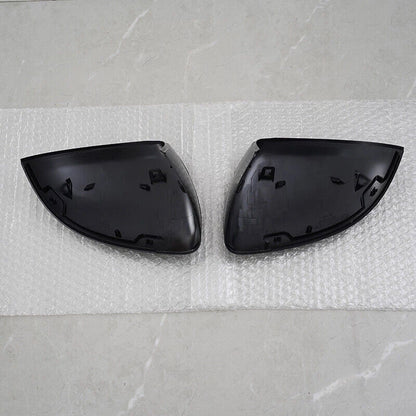 2 x Black Side Mirror Cap Overlay Covers for Benz C-Class W206 W223 (2022-2024)