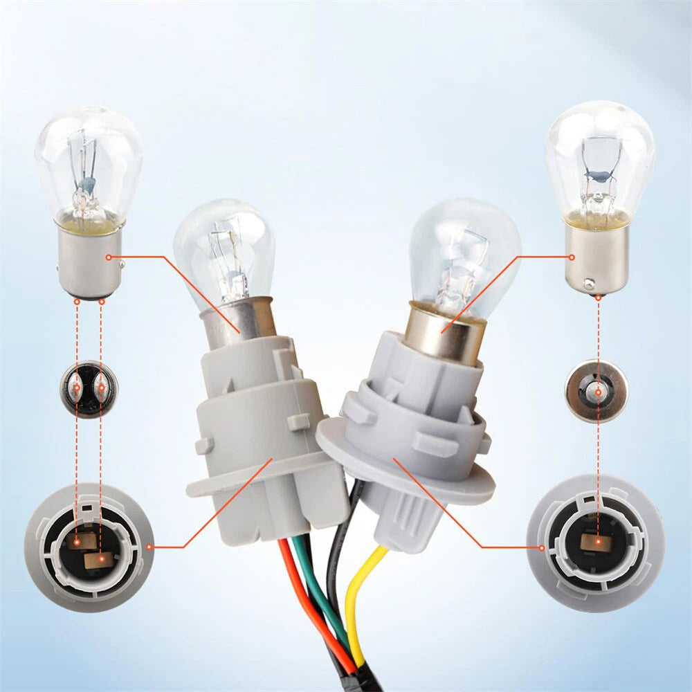 Rear Tail Light Bulb Socket & Wire Harness for 14-15 Kia Optima (2014-2015)