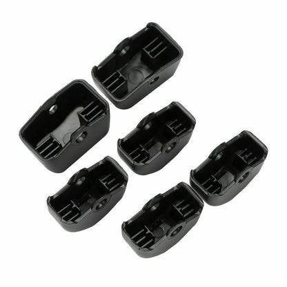 Black Hand Control Switch Button Covers for Harley Softail & Sportster