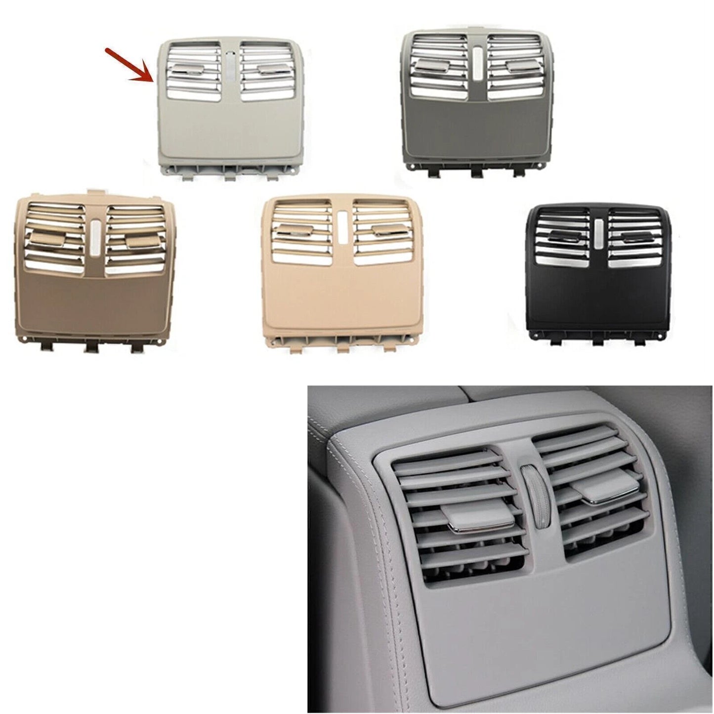 Rear A/C Air Outlet Frame Cover for Mercedes Benz CLSW218 CLS300 350 (2012-2018)