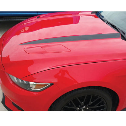 Black Hood Spare Strip Sticker Vinyl Decal fit For Ford Mustang 2015-2018